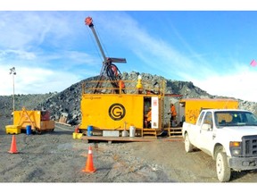 Orbit Garant Drill Rig and Support Equipment