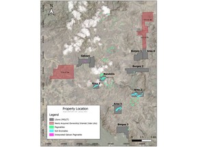 Lithium Ionic Claims and Vale Litio Lithium Mining Claims