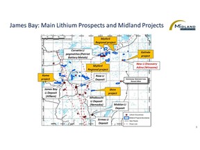 JB Main Lithium Prospects and MD Projects