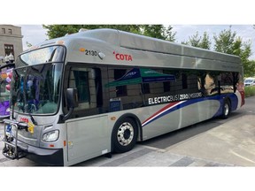 NFI New Flyer Xcelsior electric bus COTA 2023