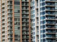 Condo buildings in Liberty Village neighbourhood in Toronto.