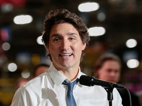 Prime Minister Justin Trudeau in Windsor, Ont.