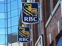 The RBC Royal Bank of Canada logo is seen in Halifax.