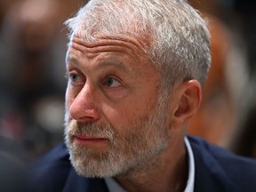 Russian oligarch Roman Abramovich attends a signature ceremony of an initiative on the safe transportation of grain and foodstuffs from Ukrainian ports, in Istanbul, on July 22, 2022.