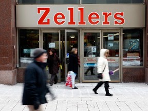 A Zellers location in Ottawa, in 2011.