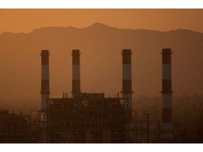 SUN VALLEY, CA - MARCH 10: The gas-powered Valley Generating Station is seen in the San Fernando Valley on March 10, 2017 in Sun Valley, California. Atmospheric carbon dioxide levels reached a new record high in 2016 and have continued to climb in the first two months of 2017, scientists at the National Oceanic and Atmospheric Administration (NOAA) reported today. The vast majority of climate scientists contend that increasing greenhouse gas emissions drive climate change but new Environmental Protection Agency (EPA) Administrator Scott Pruitt disagrees.