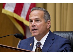 Representative David Cicilline, a Democrat from Rhode Island and chairman of the House Judiciary Subcommittee on Antitrust, Commercial and Administrative Law, makes an opening statement during a hearing in Washington, D.C., U.S., on Tuesday, July 16, 2019. U.S. technology giants are headed for their biggest antitrust showdown with Congress in 20 years as lawmakers and regulators demand to know whether companies like Alphabet Inc.'s Google and Facebook Inc. use their dominance to squelch innovation.