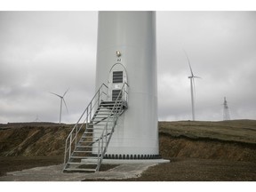 A wind farm project established by Enlight Renewables in Selace, Kosovo.