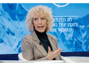 Jennifer Morgan, Germany's special representative for international climate policy, during a panel session on day two of the World Economic Forum (WEF) in Davos, Switzerland, on Wednesday, Jan. 18, 2023. The annual Davos gathering of political leaders, top executives and celebrities runs from January 16 to 20.