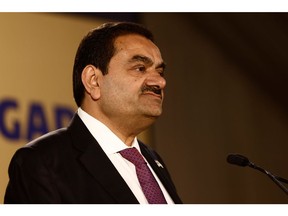 Gautam Adani, billionaire and chairman of Adani Group, during an event at the Port of Haifa in Haifa, Israel, on Tuesday, Jan. 31, 2023. Adani, the Indian billionaire whose business empire was rocked by allegations of fraud by short seller Hindenburg Research, said his company will make more investments in Israel. Photographer: Kobi Wolf/Bloomberg