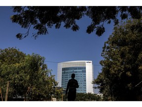 The Adani Group headquarters in Ahmedabad, India, on Wednesday, Feb. 1, 2023. The crisis of confidence plaguing Gautam Adani is deepening, with the stock rout triggered by Hindenburg Research's fraud allegations erasing a third of the market value in his group's companies despite the completion of a key share sale. Photographer: Dhiraj Singh/Bloomberg