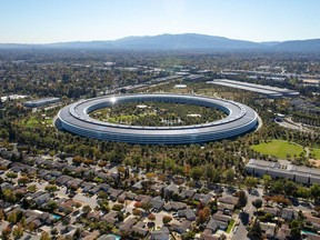 The Apple Park campus.