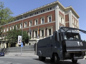 FILE - A view of the German consulate in Istanbul, on June 2, 2016. Turkey has slammed a group of Western countries which temporarily closed down their consulates in Istanbul over security concerns. Interior Minister Suleyman Soylu on Thursday, Feb. 2, 2023, accused the countries waging a "psychological warfare" and attempting to wreck Turkey's tourism. Germany, the Netherlands and Britain were among countries that shut down their consulates in the city of some 16 million this week.