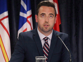 Andrew Parson, Newfoundland and Labrador energy minister