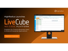 HighRadius Launches LiveCube - The No-Code Platform for the Office of the CFO.