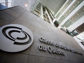 The Caisse de depot et placement du Quebec (CDP) building is seen in Montreal.