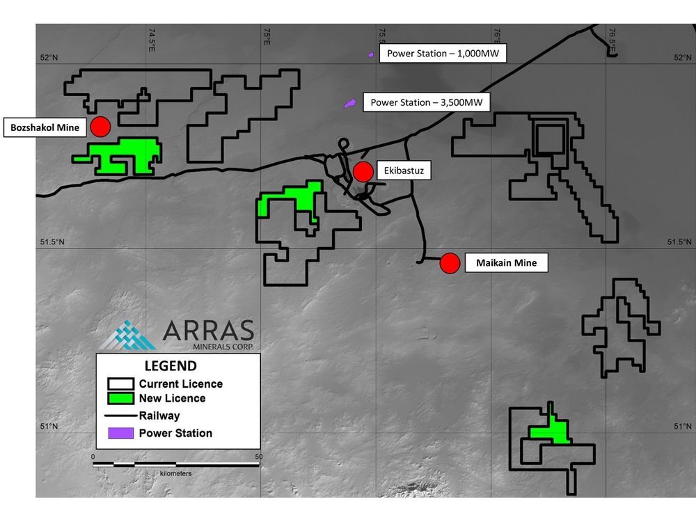 Arras Minerals Announces Acquisition of Three New Exploration Licenses in Northeastern Kazakhstan