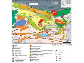 Map of the Serra da Estrela Project, located in the Carajás Mineral Province, one of the most important polymetallic districts in the world and host to several IOCG deposits.