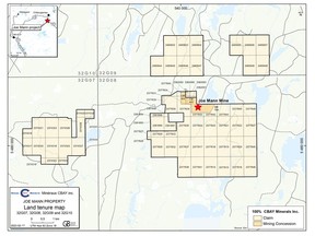 Figure 1. Joe Mann Property - Land Tenure Map