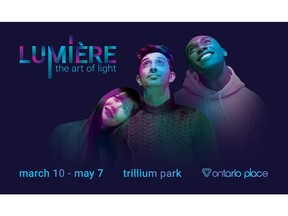 Lumière: The Art of Light Shines Bright in Trillium Park from March 10 - May 7