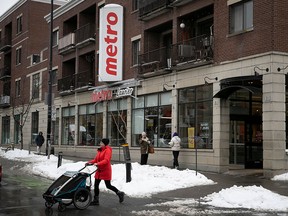 A Metro grocery store in Montreal.