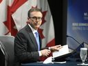 Bank of Canada governor Tiff Macklem during a news conference in Ottawa.