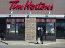A Tim Hortons location in Mississauga, Ont.