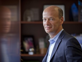 Greg Becker, chief executive of Silicon Valley Bank, at his office in Santa Clara, Calif., 2015.