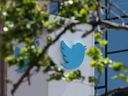 The Twitter Inc. logo at the company's headquarters in downtown San Francisco, California. 