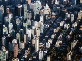 Commercial and residential buildings in Vancouver.