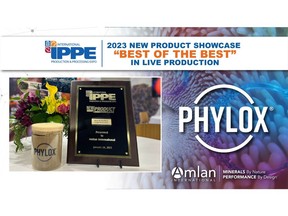 Phylox is awarded Best of the Best at the 2023 International Production & Processing Expo