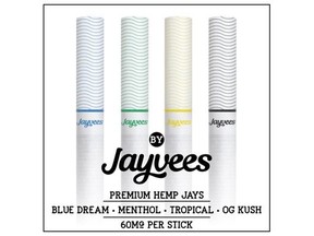 Jayvees will be the first brand launched under the Company's subsidiary Beyond Alternatives. In addition to the four flavours of hemp "Jays" pictured above, Jayvees will offer four CBD-balanced varieties of edible chocolates.