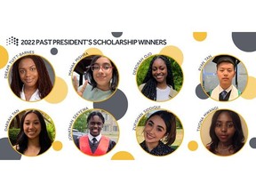 TRREB's 2022 Past President's Scholarship Winners