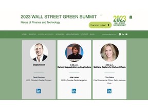 Zefiro Chief Commercial Officer Tina Reine will be delivering a presentation titled "Methane Capture for Carbon Offsets" at the 2023 Wall Street Green Summit at the Cornell Club in New York City on Monday, March 13, 2023. The event's cocktail reception that evening is also being sponsored by Zefiro.