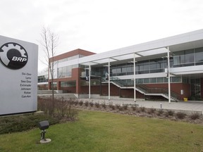 BRP Inc. reported a fourth-quarter profit of $365.1 million, up from $209.6 million a year earlier, as its revenue rose 31 per cent to a record high. The BRP research plant is shown in Valcourt, Que., Friday, November 9, 2012.