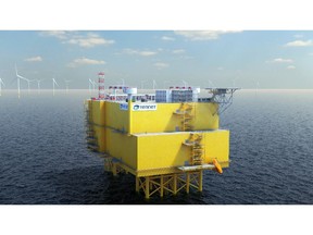 2GW offshore platform. Photo courtesy of TenneT