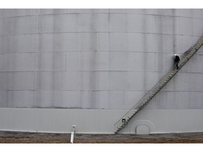 An oil storage tank