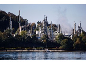 The Parkland refinery in Burnaby, British Columbia.