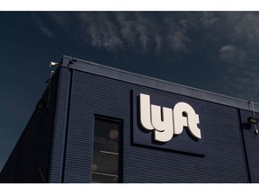 Signage at a Lyft Inc. drivers' lounge in Oakland, California, U.S., on Monday, Feb. 8, 2021. Lyft Inc. is scheduled to release earnings figures on February 9.