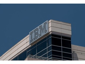 The IBM office in Foster City, California, U.S., on Wednesday, July 14, 2021. International Business Machines Corp. (IBM) is scheduled to release earnings figures on July 19. Photographer: David Paul Morris/Bloomberg