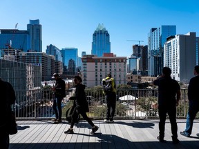 Attendees at last year's South By Southwest (SXSW) festival in Austin. Photographer: Matthew Busch/Bloomberg