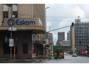 An Eskom Holdings SOC Ltd. regional office in the Braamfontein district of Johannesburg, South Africa, on Monday, Feb. 13, 2023. Eskom, which supplies most of South Africa's power from coal-fired plants, has been implementing rolling blackouts since 2008 because it can't meet demand. Photographer: Leon Sadiki/Bloomberg