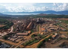 A nickel mining site operated by PT Vale Indonesia Tbk in Sorowako, South Sulawesi, Indonesia, on Sunday, June 12, 2022. The value of Indonesia's nickel exports surged tenfold in five years after it forced buyers to set up refineries in the country.