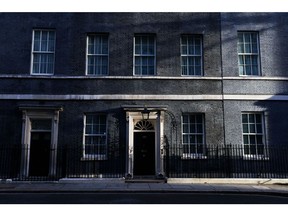 The official residence of UK Prime Minister Rishi Sunak, 10 Downing Street in London, UK, on Wednesday, March 15, 2023. UK Chancellor of the Exchequer Jeremy Hunt will pledge to drive economic growth by unblocking business investment in his first budget on Wednesday, in which he will set out tax-and-spend policies for the last full year before the next election.