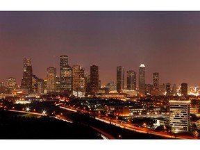 Buildings stand along the skyline of Houston, Texas, U.S., on Friday Jan. 22, 2010. Houston is the largest city in Texas and the fourth largest city in the U.S.