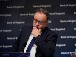 Andrew Bailey, governor of the Bank of England.