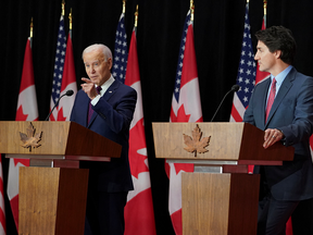 Joe Biden and Justin Trudeau