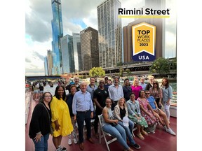 Rimini Street has been recognized with a Top Workplaces USA Award.