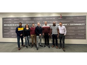 Caterpillar's and NMG's technical teams gathered at Caterpillar's Immersive Visualization Center to advance electrification plans.