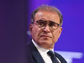 Nouriel Roubini, chief executive officer of Roubini Macro Associates Inc., during a panel session at the Qatar Economic Forum (QEF) in Doha, Qatar, on Tuesday, June 21, 2022.